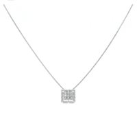 Collana Promesse Donna in Oro bianco CPQUAD